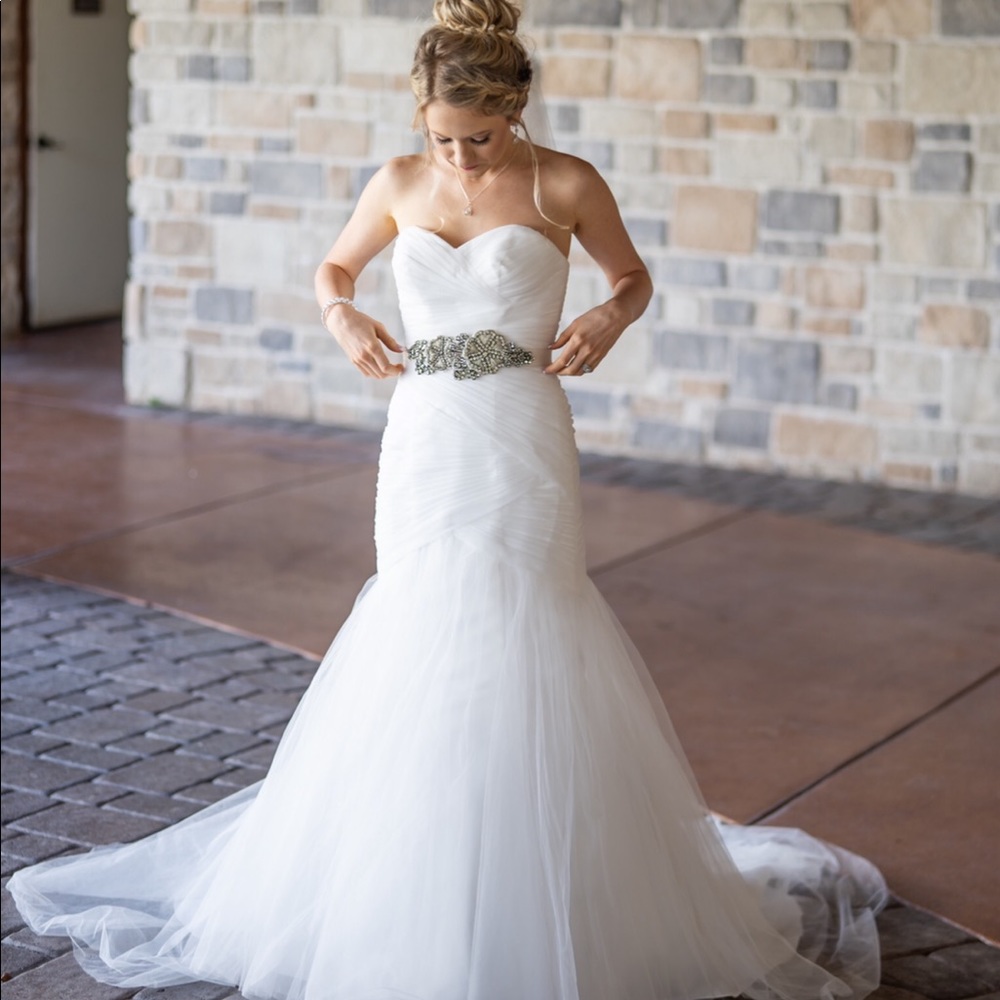 Wedding dress with the belt!